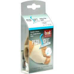 Die Verpackung zeigt ein Hallux-Pad für den Schutz empfindlicher Füße.