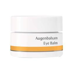 Eine weiße Dose mit der Aufschrift "Augenbalsam Eye Balm".
